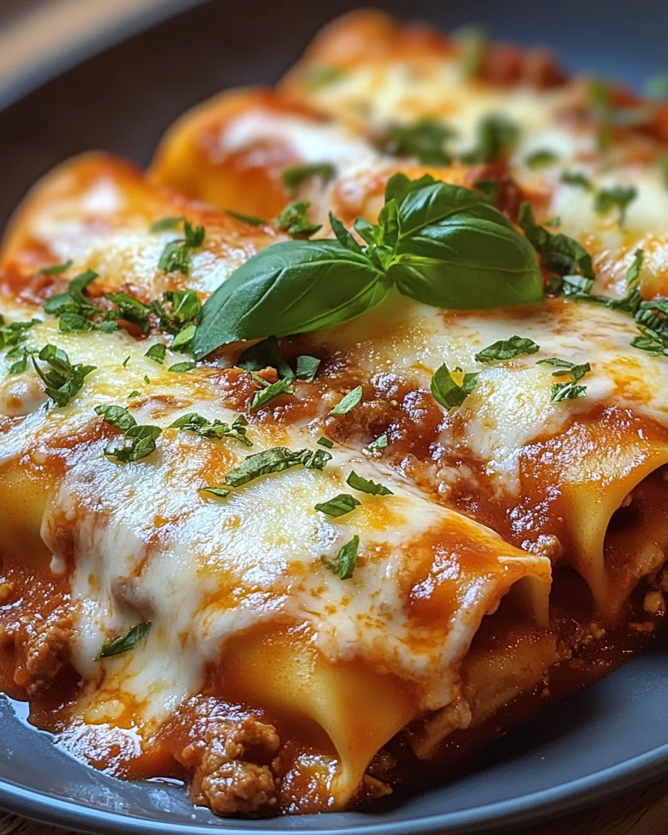 Cannelloni mit Rindfleisch und Käse 21 Cannelloni