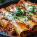 Cannelloni mit Rindfleisch und K&auml;se