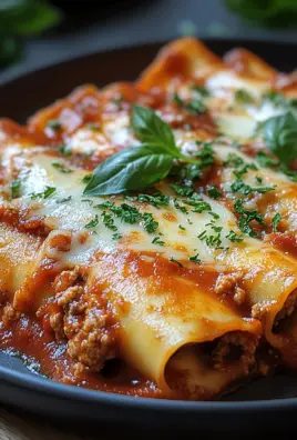 Cannelloni mit Rindfleisch und Käse 26 Cannelloni mit Rindfleisch und Käse
