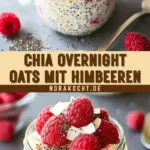 Chia Overnight Oats mit Himbeeren 12 Pinterest Hidden Image
