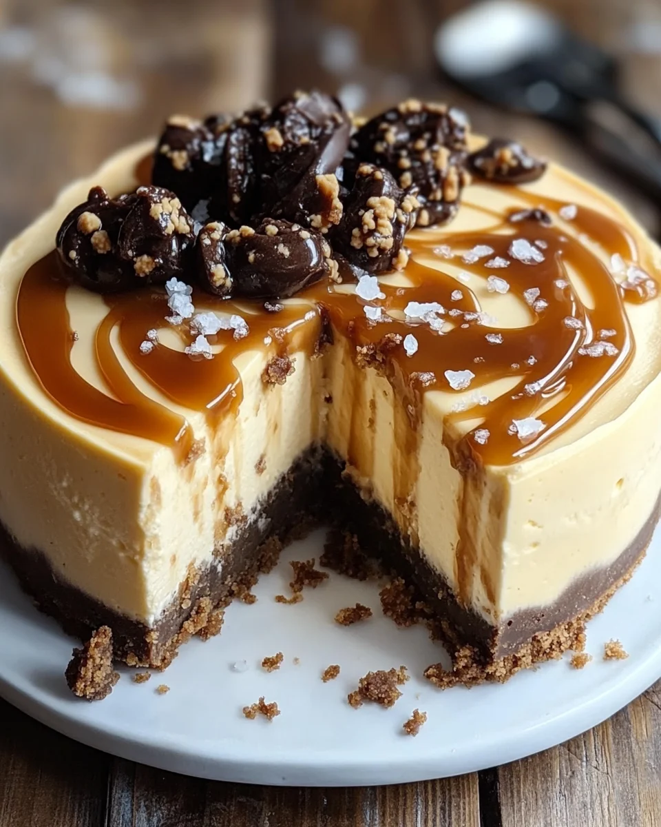 Cookie Dough Cheesecake mit Salted Caramel Swirl 32 Cookie Dough Cheesecake mit Salted Caramel Swirl