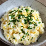 Eiersalat aus k&ouml;rnigem Frischk&auml;se