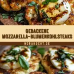 Gebackene Mozzarella-Blumenkohlsteaks 19 Pinterest Hidden Image