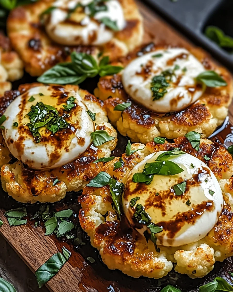 Gebackene Mozzarella-Blumenkohlsteaks 22 Gebackene Mozzarella-Blumenkohlsteaks