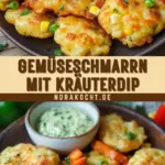 Gemüseschmarrn mit Kräuterdip 20 Pinterest Hidden Image