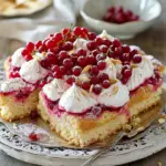 Johannisbeerkuchen mit Baiserhaube