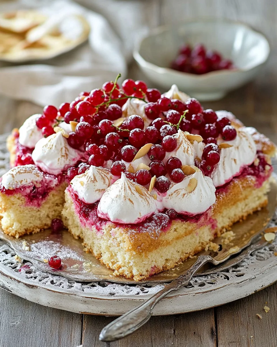 Homepage 13 Johannisbeerkuchen mit Baiserhaube