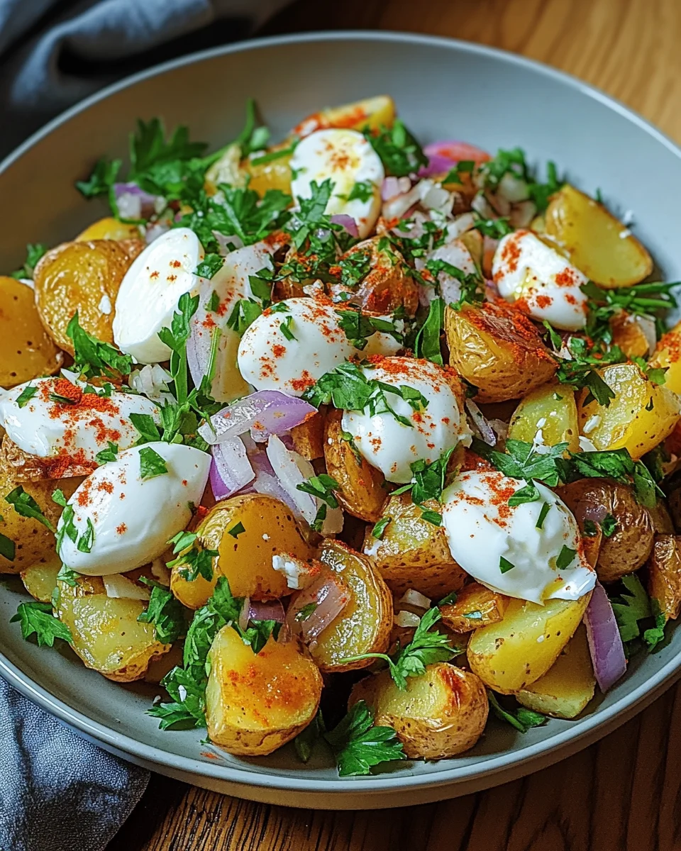 Knuspriger Kartoffelsalat