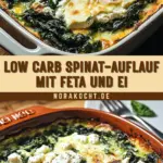 Low Carb Spinat-Auflauf mit Feta und Ei 18 Pinterest Hidden Image
