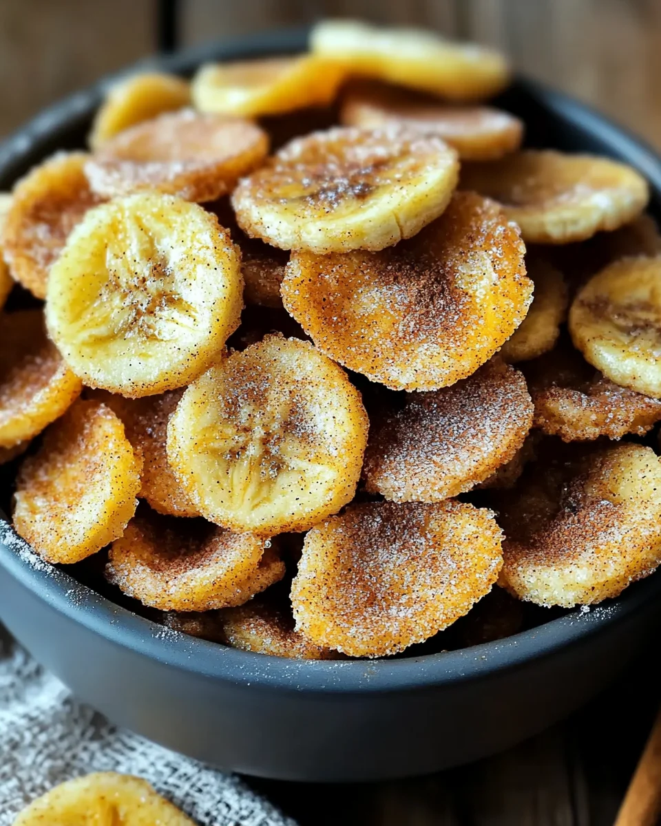 Luftfritteuse Zimt Bananen