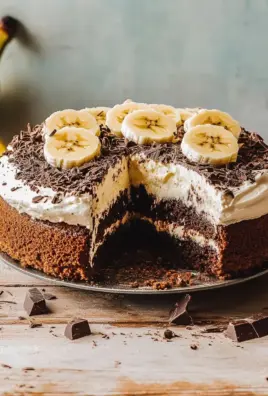 Maulwurfkuchen mit Banane