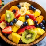 Obstsalat mit klassischem Dressing