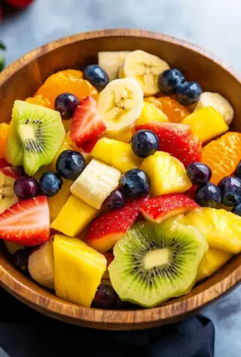 Obstsalat mit klassischem Dressing