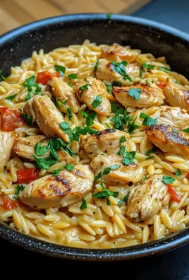One Pot Orzo Pasta mit Hähnchen 24 One Pot Orzo Pasta mit Hähnchen