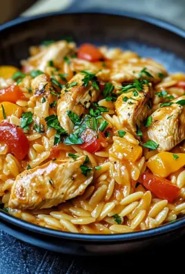 Orzo-Pfanne mit Paprikahuhn 24 Orzo-Pfanne mit Paprikahuhn