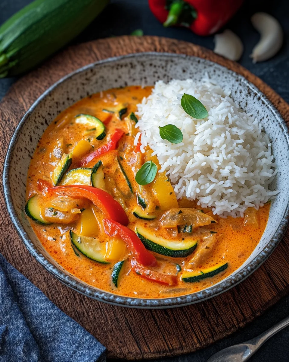 Paprika-Zucchini-Rahm-Hähnchen 23 Paprika-Zucchini-Rahm-Hähnchen
