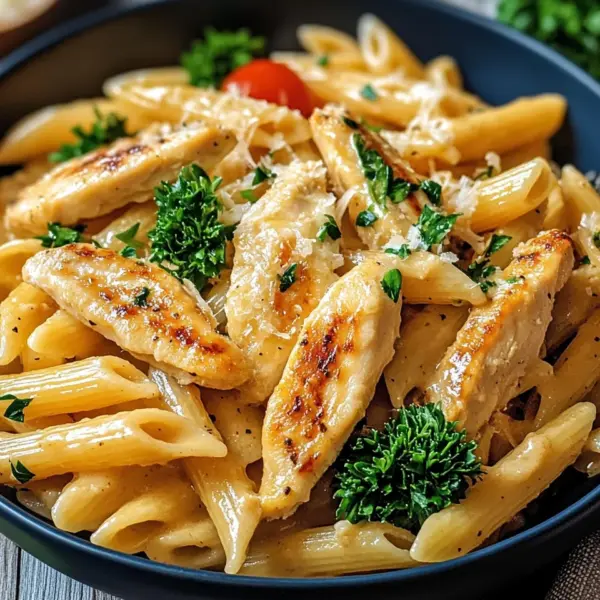 Pasta mit Hähnchen
