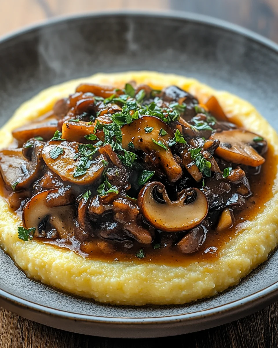Pilzragout auf Parmesan-Polenta 23 Pilzragout