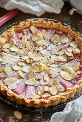 Rhabarber Tarte mit Mandelcreme - Rhabarber Frangipane Tarte 24 Rhabarber Tarte mit Mandelcreme - Rhabarber Frangipane Tarte