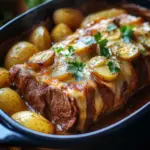 Rouladentopf aus dem Backofen