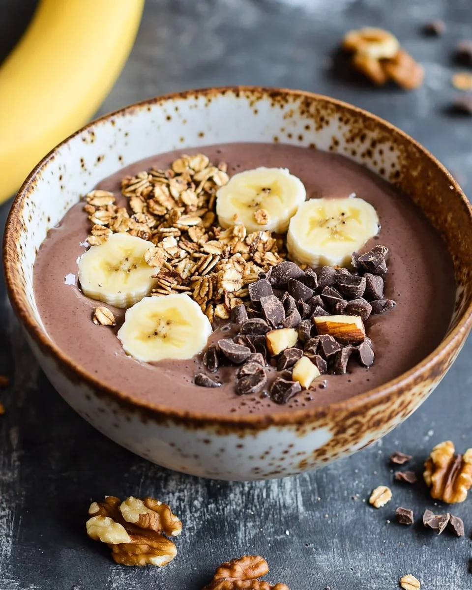 Schoko-Smoothie-Bowl