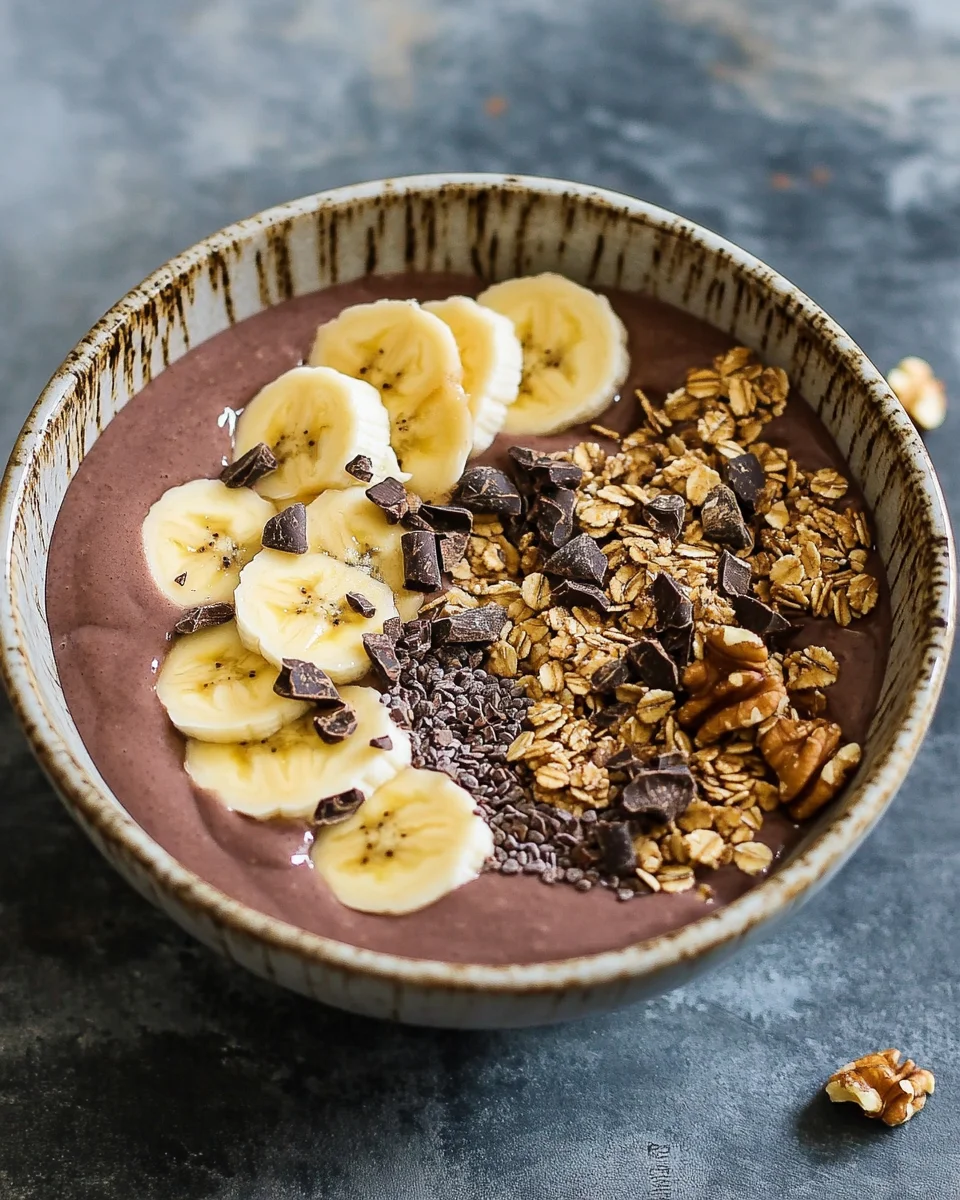 Schoko-Smoothie-Bowl