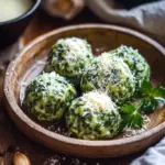 Spinatkn&ouml;del mit Parmesan