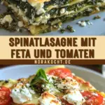 Spinatlasagne mit Feta und Tomaten 22 Pinterest Hidden Image