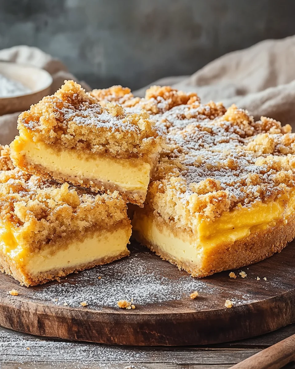 Streuselkuchen mit Pudding
