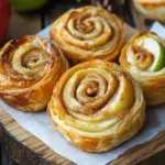 S&uuml;&szlig;e Bl&auml;tterteigschnecken aus der Hei&szlig;luftfritteuse