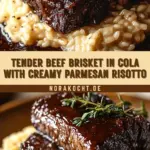 Tender Beef Brisket in Cola with Creamy Parmesan Risotto 17 Pinterest Hidden Image