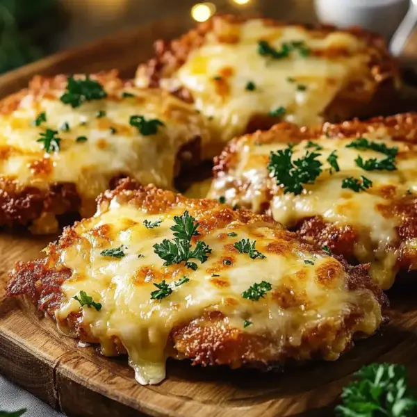 Überbackene Partyschnitzel