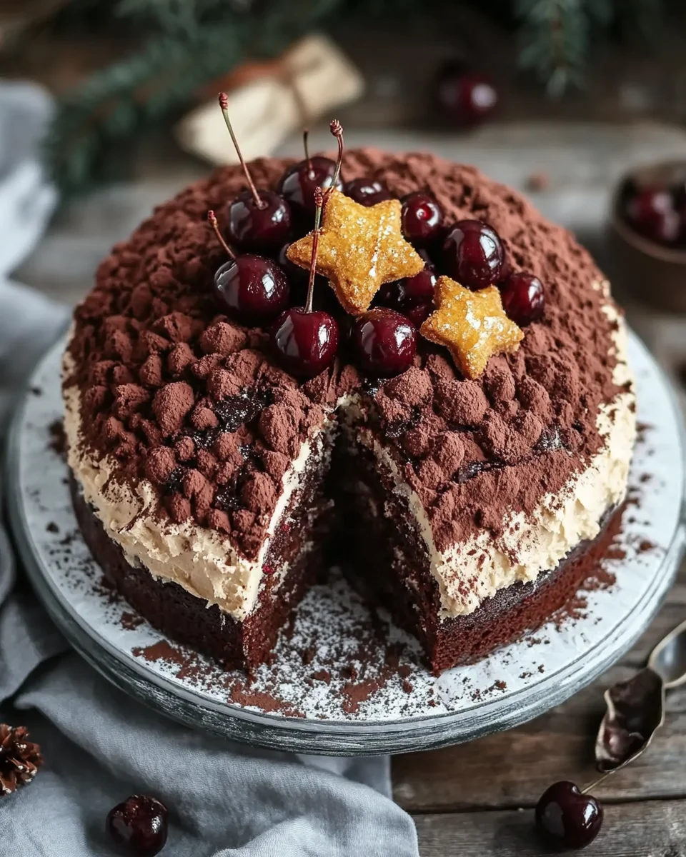 Winterlicher Maulwurfkuchen mit Zimtsahne und Punschkirschen 21 Winterlicher Maulwurfkuchen mit Zimtsahne und Punschkirschen