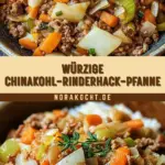 Würzige Chinakohl-Rinderhack-Pfanne 21 Pinterest Hidden Image