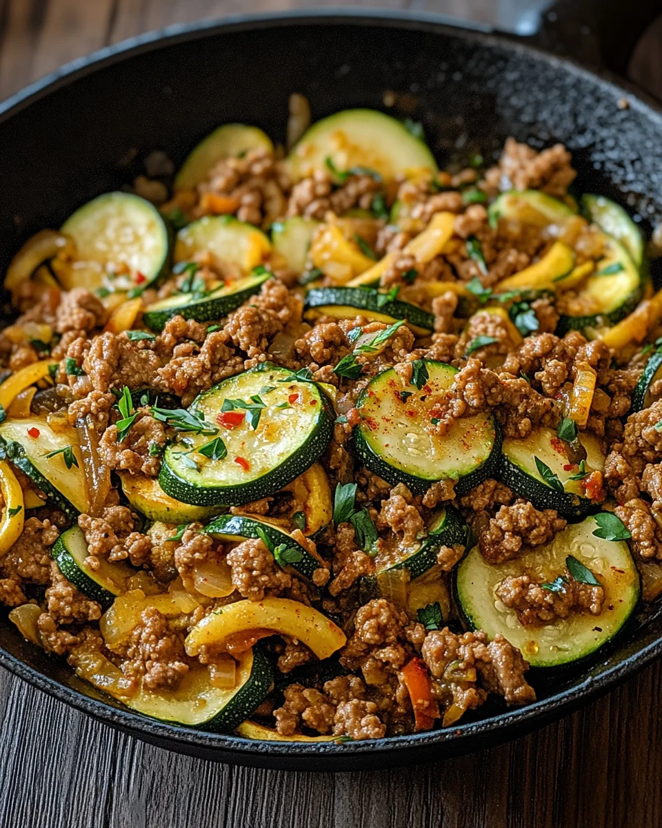 Zucchini-Hack-Pfanne 25 Zucchini-Hack-Pfanne