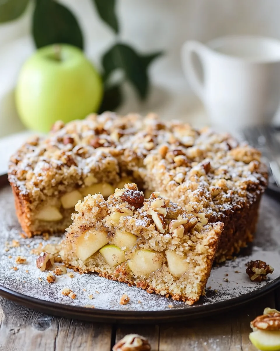 Apfel-Walnuss-Streusel-Kuchen