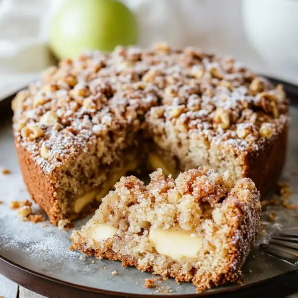 Apfel-Walnuss-Streusel-Kuchen