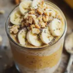 Bananen-Erdnussbutter Overnight Oats