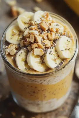 Bananen-Erdnussbutter Overnight Oats 18 Bananen-Erdnussbutter Overnight Oats
