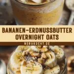 Bananen-Erdnussbutter Overnight Oats 19 Pinterest Hidden Image