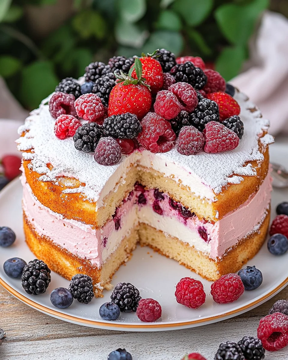 Beeren Käsesahne Torte 19 Beeren