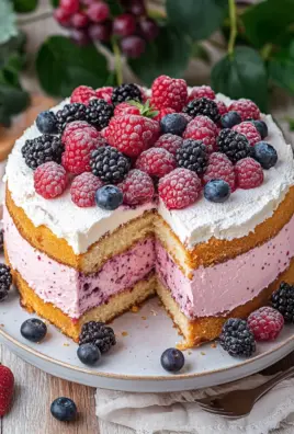 Beeren Käsesahne Torte