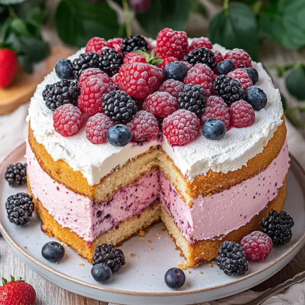 Beeren Käsesahne Torte