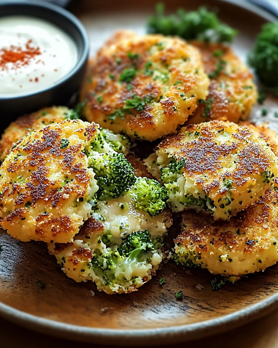 Brokkoli-Käse-Puffer