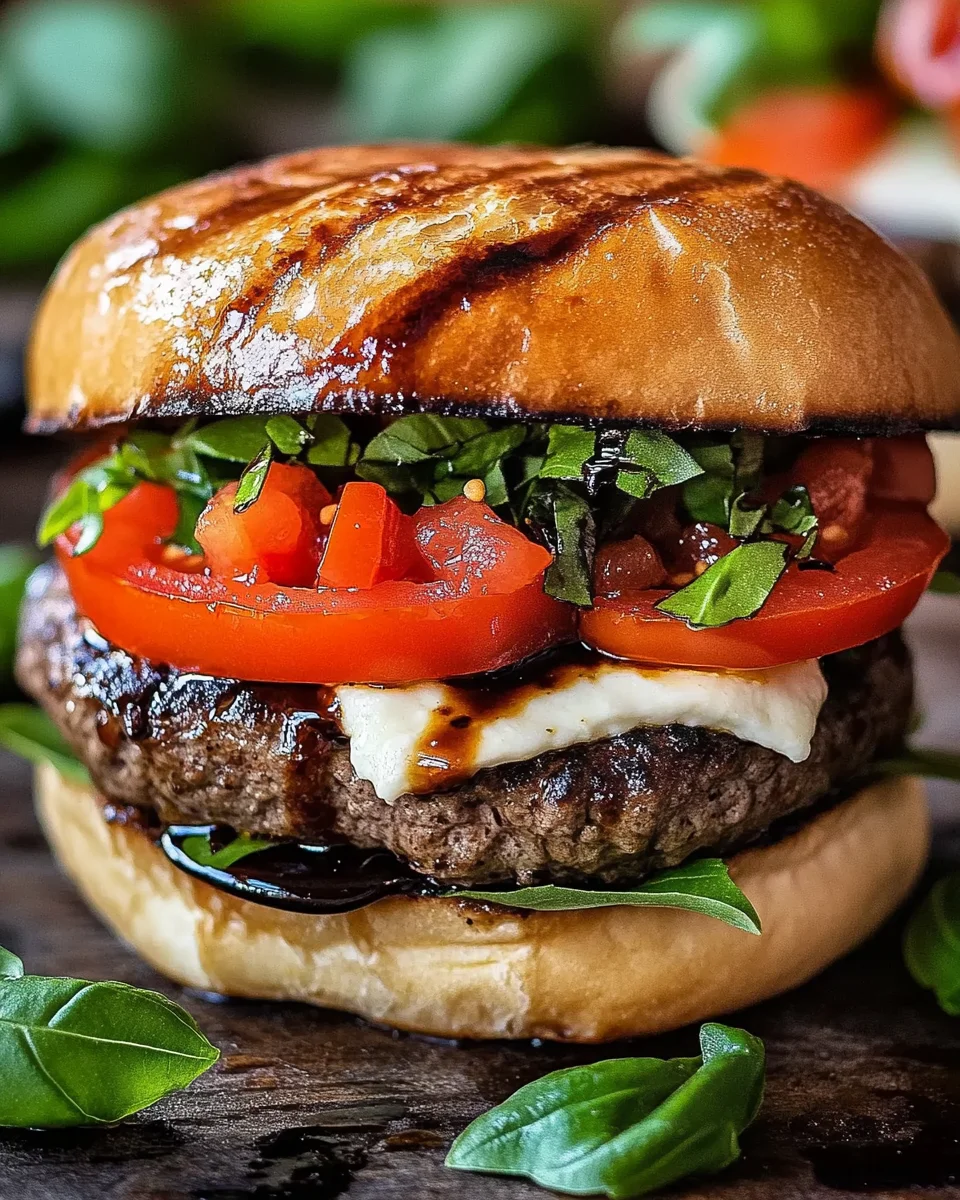 Bruschetta-Burger