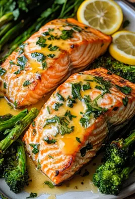 Buttergebackener Lachs mit Broccolini