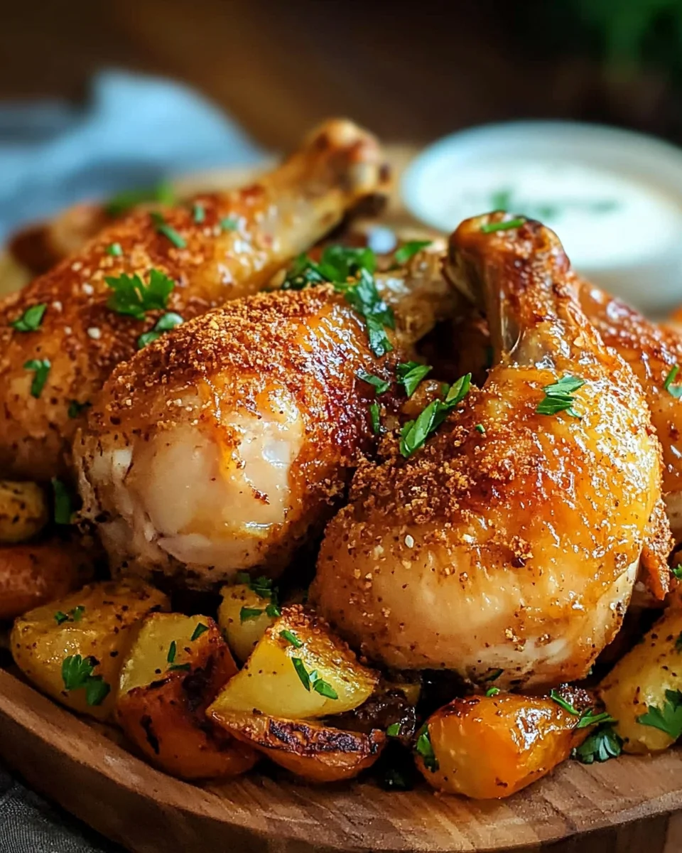 Buttermilch Ofen Gebratenes Hähnchen
