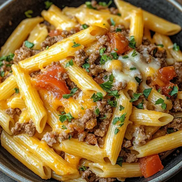 Cheeseburger-Pasta