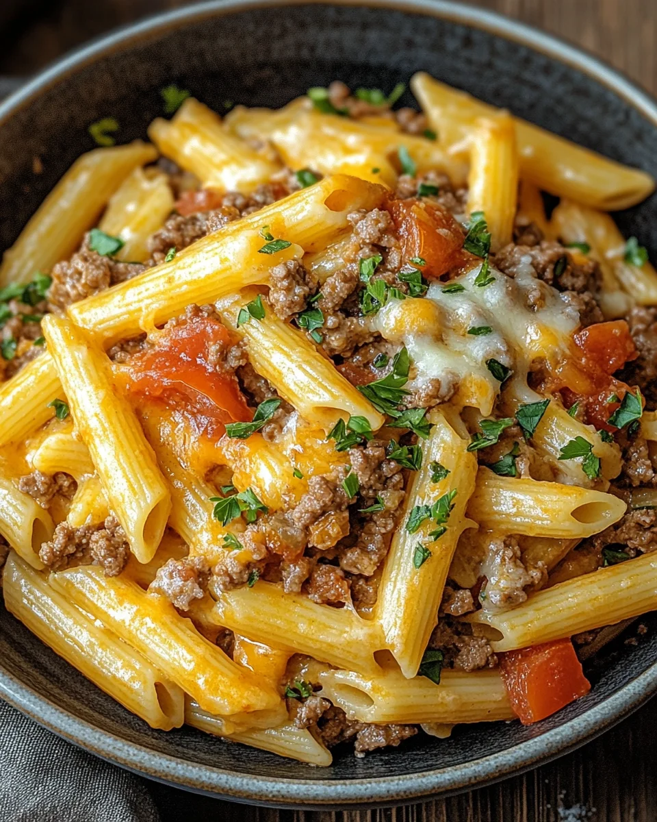 Cheeseburger-Pasta