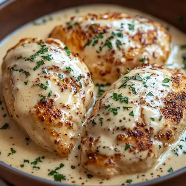 Cremiges Parmesan-Hühnchen mit Frischkäse